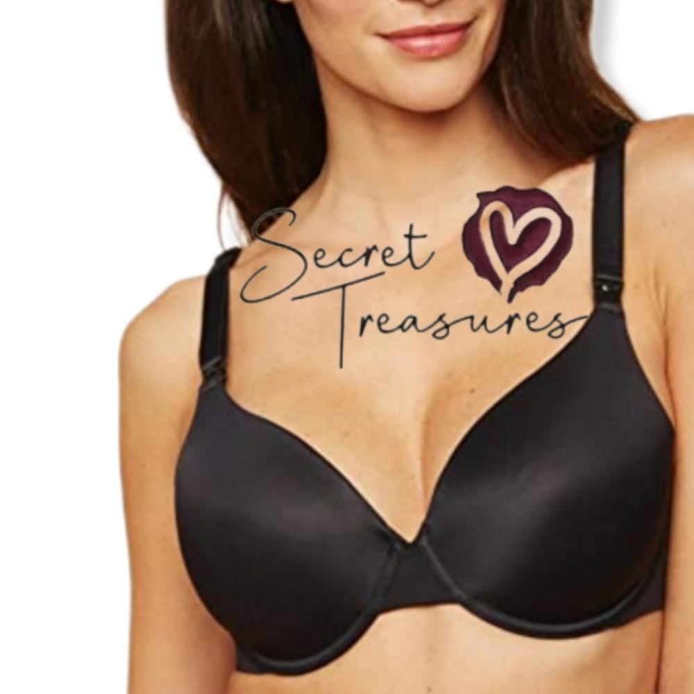 Secret Treasures Black Nursing Tee Shirt BRA